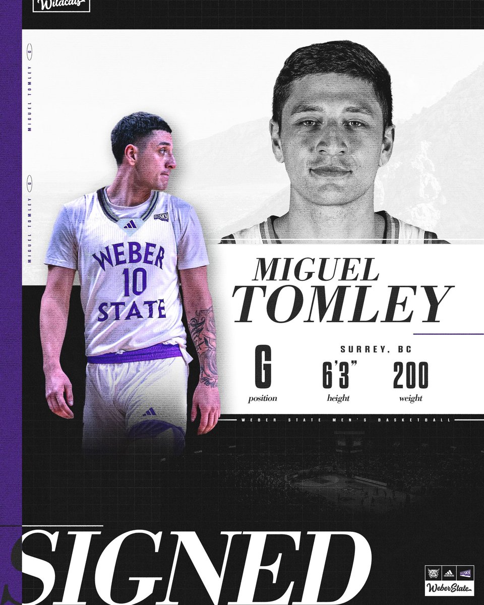✍️ Signed! Miguel Tomley is a Wildcat! Welcome to Weber State @MiguelTomley10 ! #WeAreWeber