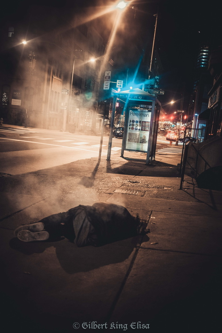 'Night in Philadelphia' ~Philadelphia, PA #philly #people #peoplewatching #colorphotos #homeless #streetphotography #smoke #nights #nightphotography #homelessness #art #photography #urbanphotography #photooftheday #colourphoto #peoplephotography #streetphotographer…