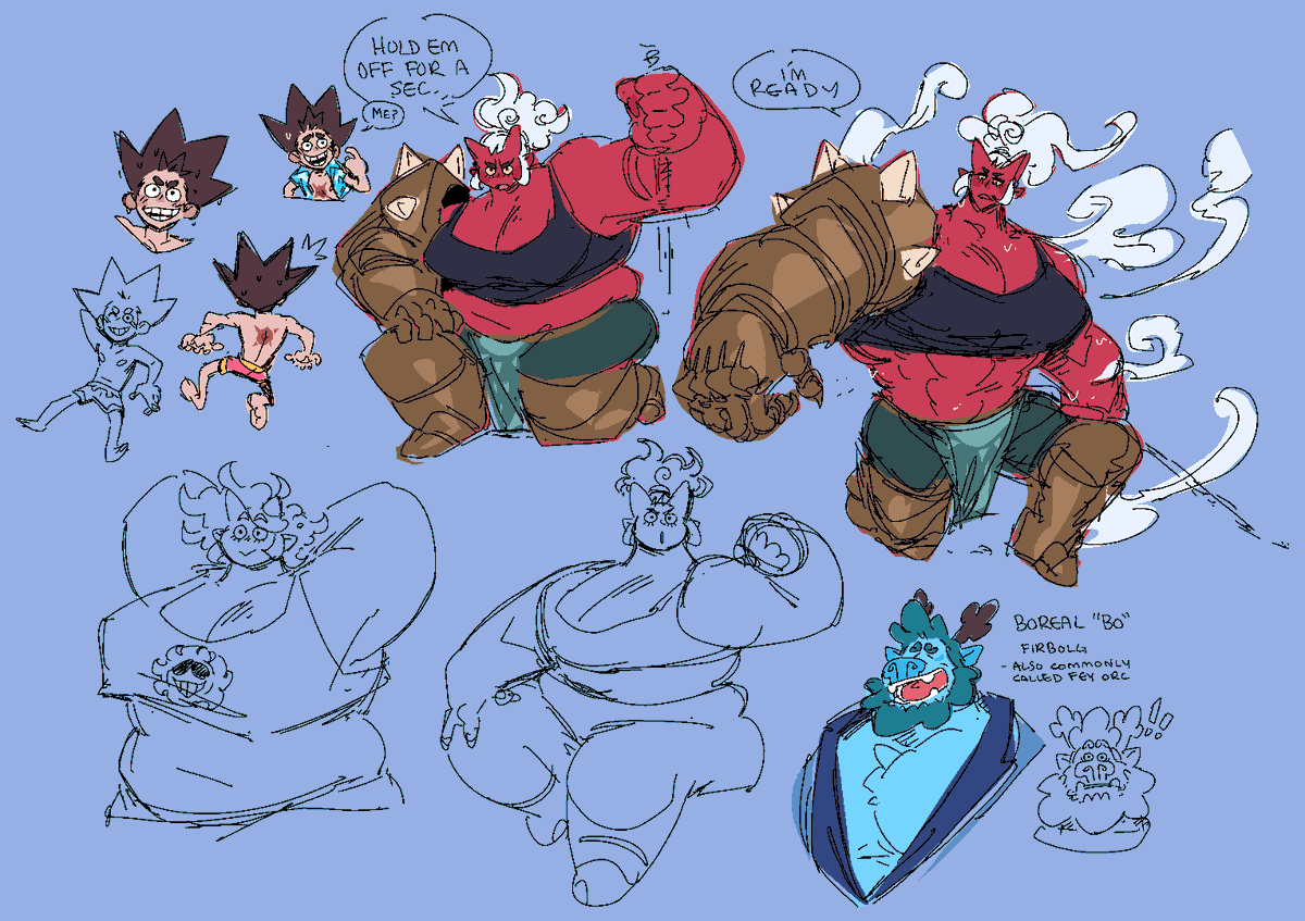 Been keeping busy so here's a little sketchdump I've been adding to past few days.