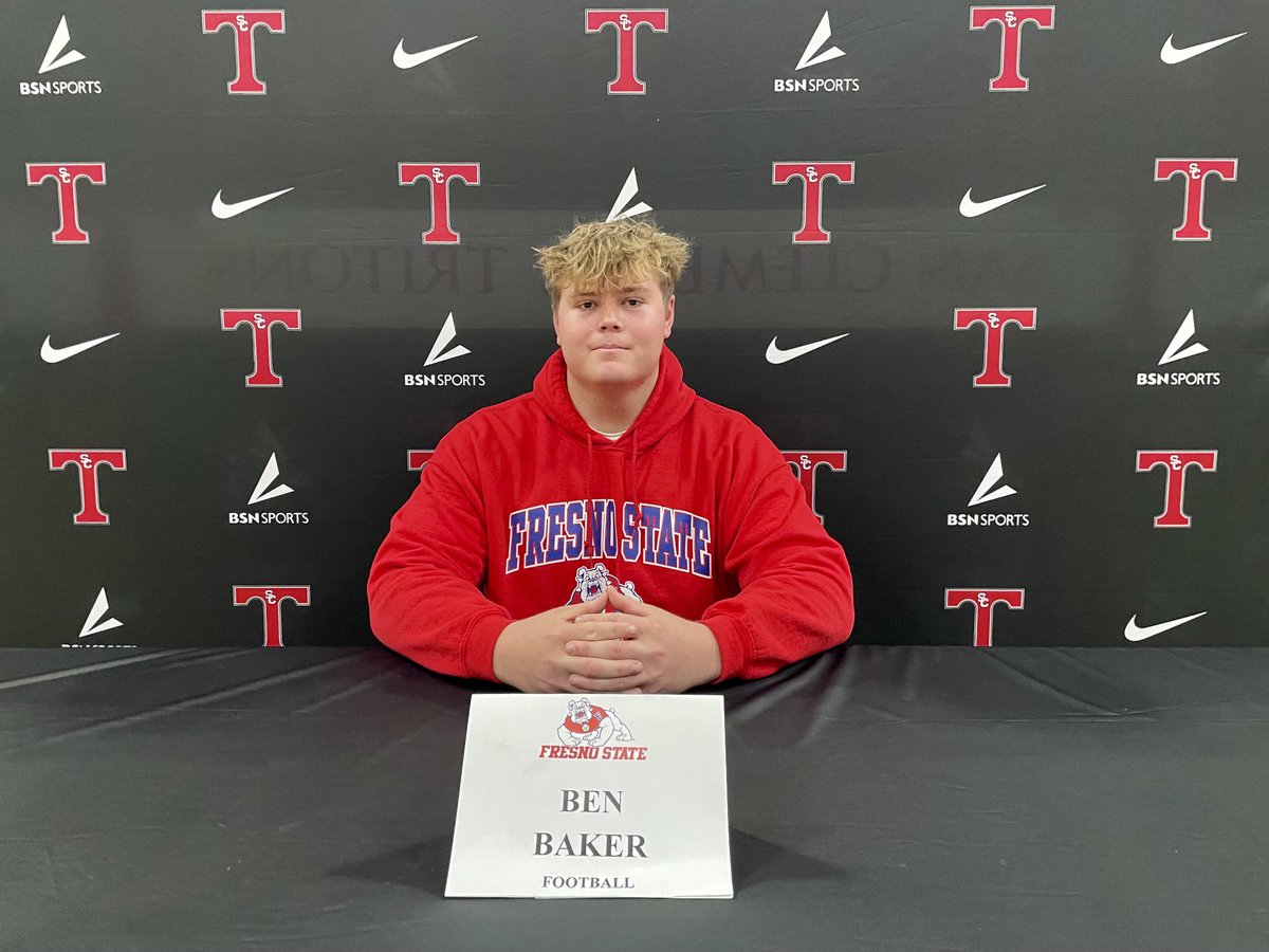 Congrats to Ben Baker on his commitment to Fresno State for Football! 👍💪🏃‍♀️@ocvarsity @latsondheimer ⁦@SouthOCsports⁩