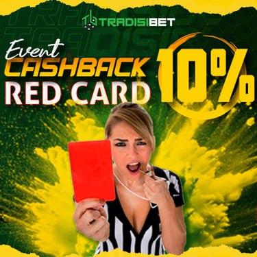 ‼️ Event Bonus 10% Cashback Kartu Merah #kartumerah #cashbackredcard #sportbook #saba