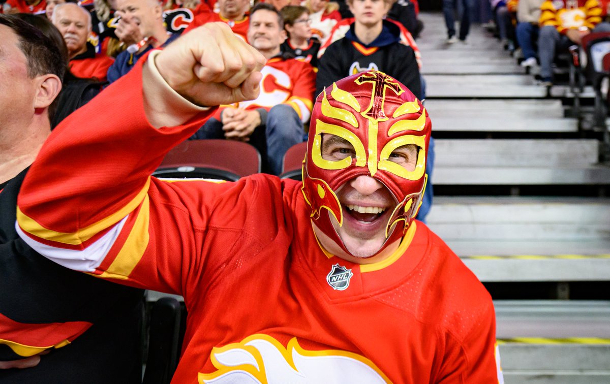 We've got 2 tickets to tomorrow's <a href="/NHLFlames/">Calgary Flames</a> Fan Appreciation Night!  

To enter, RT with a photo of your favourite moment in the #CofRed from this season!

A winner will be selected at random from all responses at 1:00PM Thursday, April 18! Good luck CGY!
