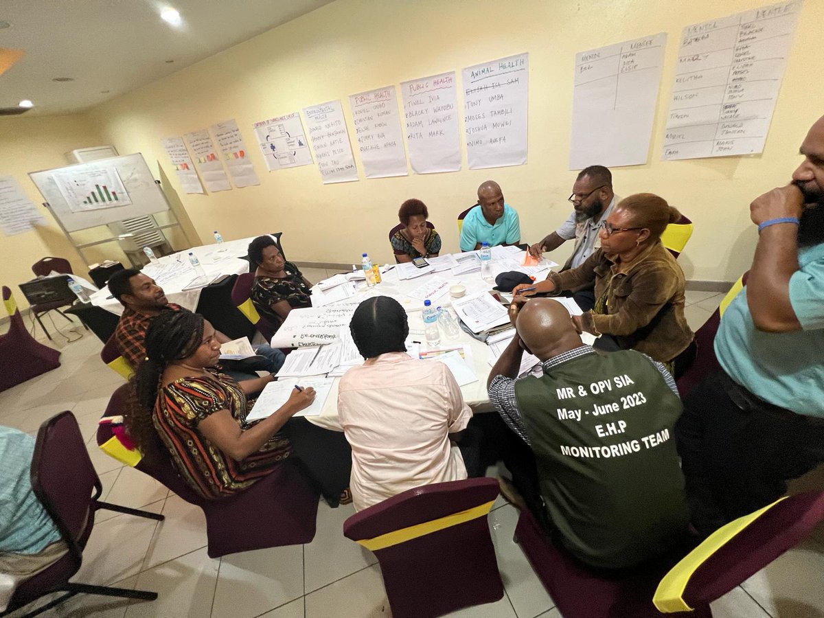 🇵🇬 The #OneHealth Frontline #FETP has expanded to Goroka, Eastern Highlands Province, becoming the 5th province in #PNG to implement the training! Workshop 1 was held in March, and we are very excited to see the surveillance projects presented in Workshop 2 in April! 👏👏