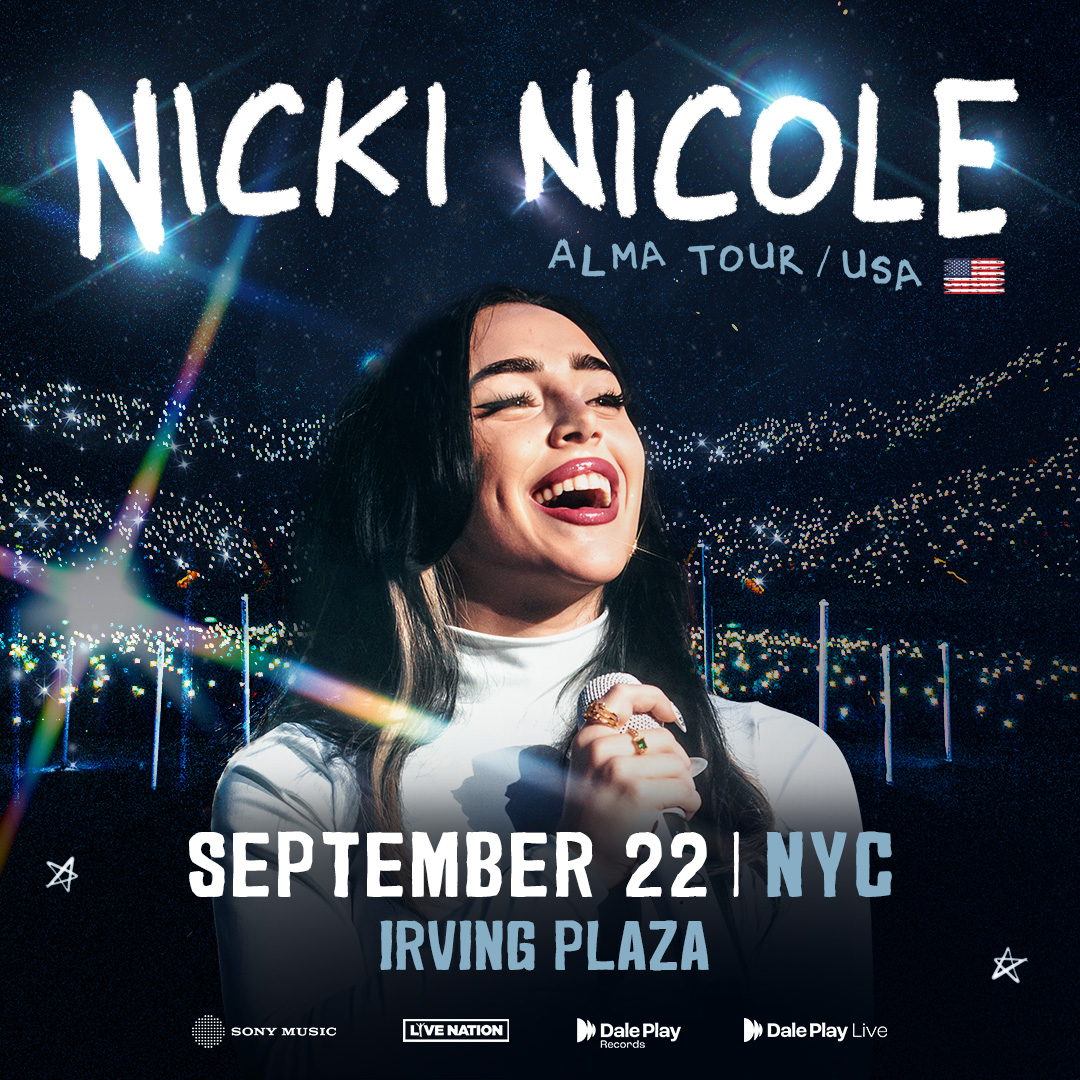 JUST ANNOUNCED 🤍 Nicki Nicole - Alma Tour - September 22nd! 🎫 Presale | Monday, April 22 at 12pm | Code: RIFF 🎫 On Sale | Tuesday, April 23 | 10am 🎫 livemu.sc/44b0VU8