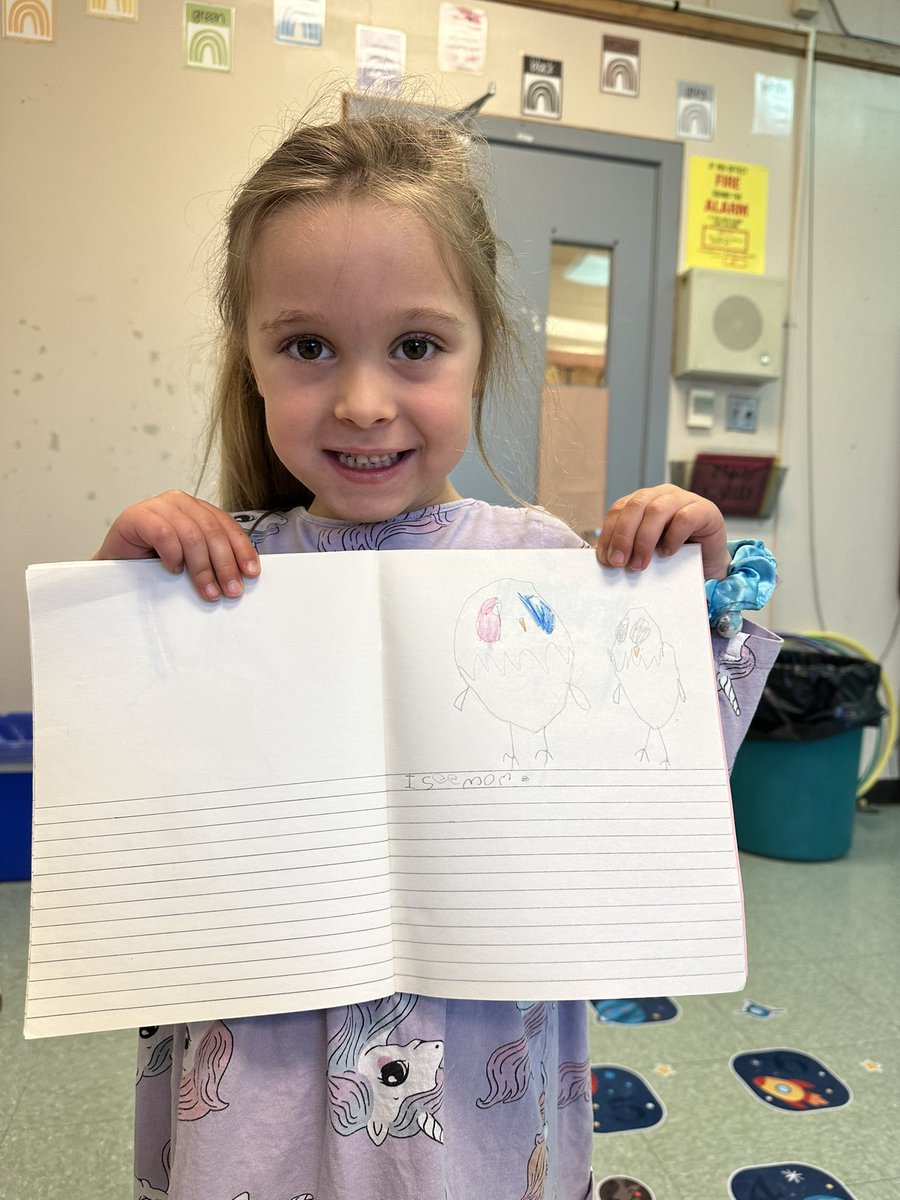 Miss_DiFelice's tweet photo. So proud of these kiddos for their incredible work on their journals! 📝✨writing words phonetically and adding detail to their pictures. Their creativity and dedication shine brightly on every page! @sttcatholic https://t.co/H3fiYtotVr