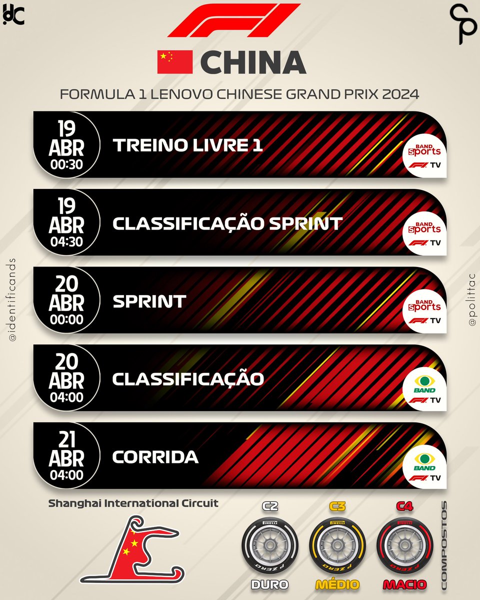 Lembrando que na madruga de quinta-feira para sexta-feira já teremos ação na pista!
Incluindo uma classificação