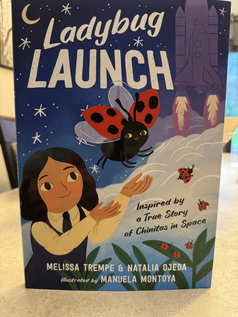 Congrats to my very talented CP @melissa_trempe on the release of her extraordinary book Ladybug Launch. Dreams do come true! #teachers #kidlit #kids #STEM