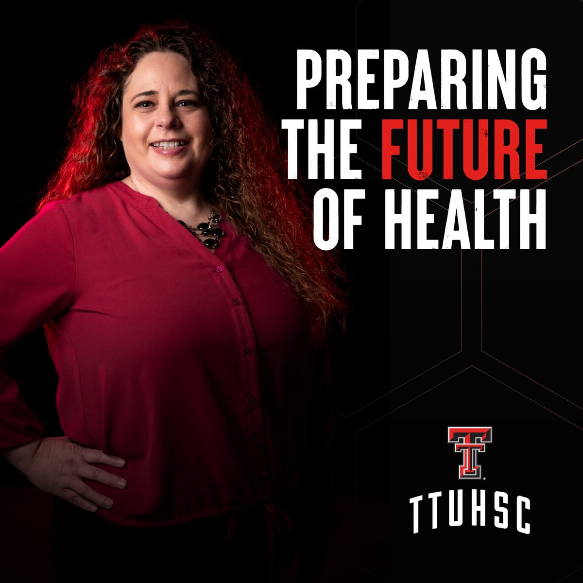 𝗣𝗥𝗘𝗣𝗔𝗥𝗜𝗡𝗚 𝗧𝗛𝗘 𝗙𝗨𝗧𝗨𝗥𝗘 𝗢𝗙 𝗛𝗘𝗔𝗟𝗧𝗛. Renee Bogschutz, Ph.D., with @IPE_TTUHSC, says it’s not a matter if, but when, disasters strike. Disaster Day, an emergency response simulation, allows student teams to practice the skills they’ll use in a real emergency.