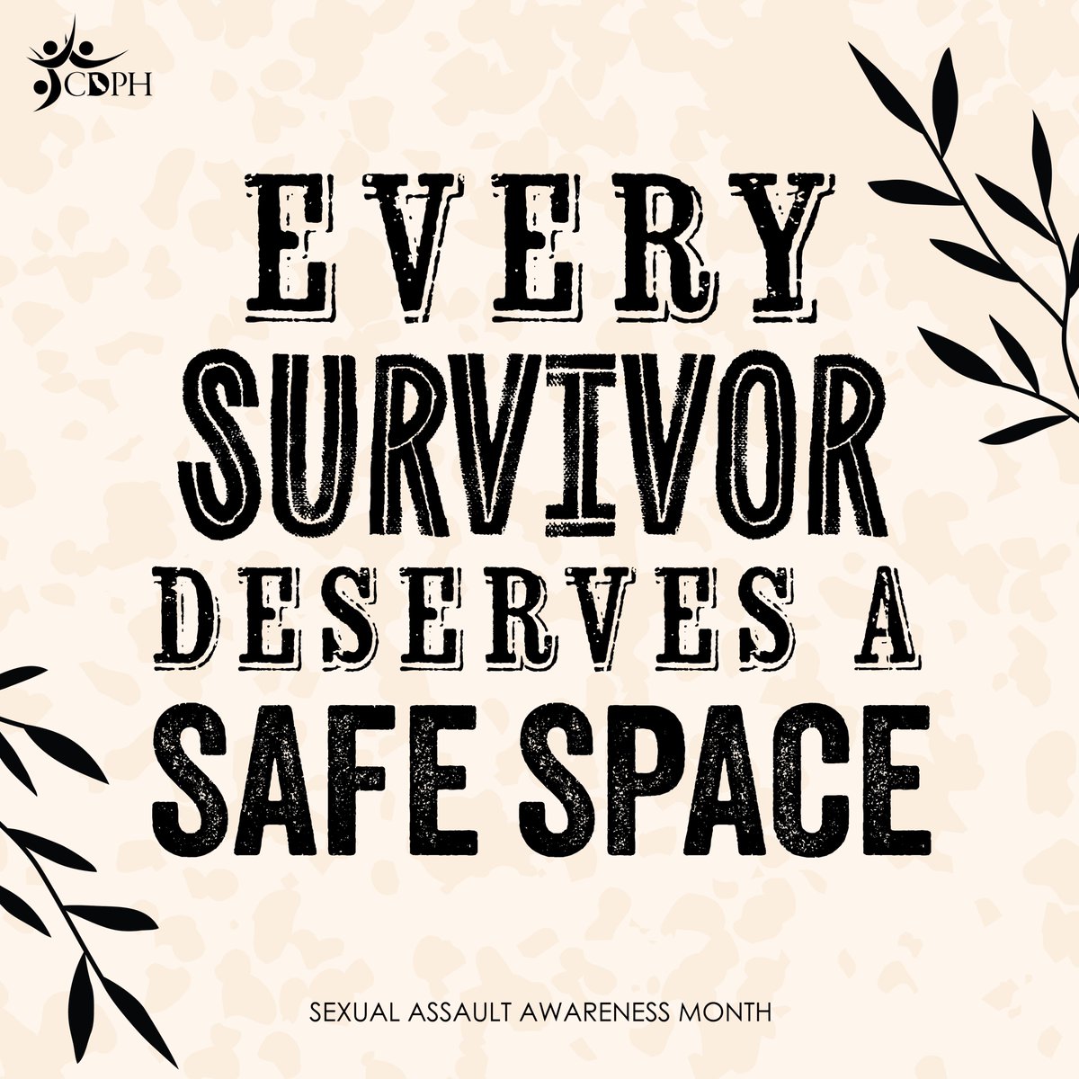 Every person can play a role in empowering the voices of survivors to spread awareness of these unjust experiences and put an end to all future acts of violence. Find resources at: cdph.ca.gov/Programs/CCDPH…