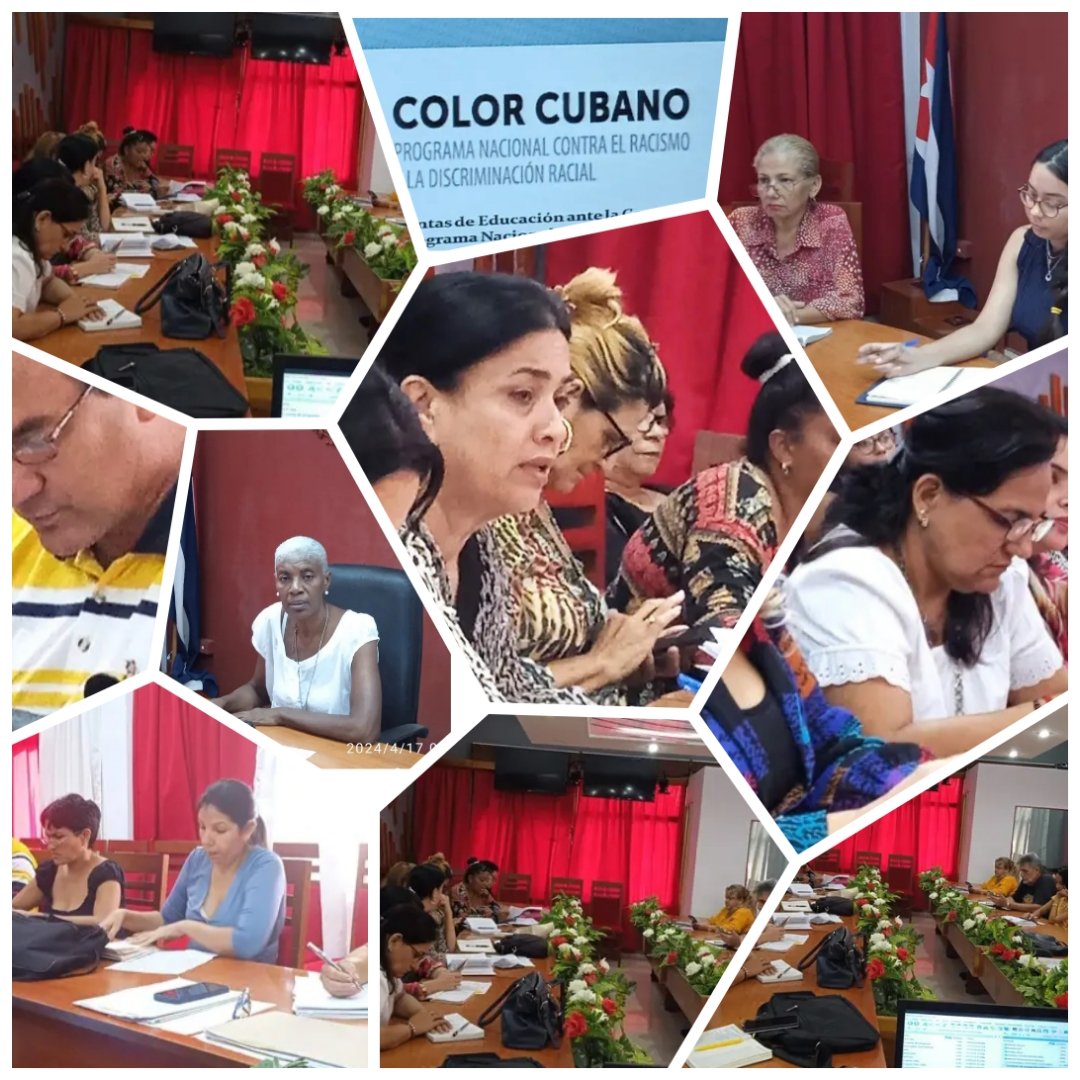 Se desarrolla  en el salón rojo del Gobierno Provincial la sección de trabajo de la Comisión #ColorCubano
Se presentan los fundamentos jurídicos en torno al tema de las manifestaciones raciales. (5 normas sustantivas)
#HolguinSi
#UnidosXCuba 
#GirónVictorioso 
#CubaEsAmor