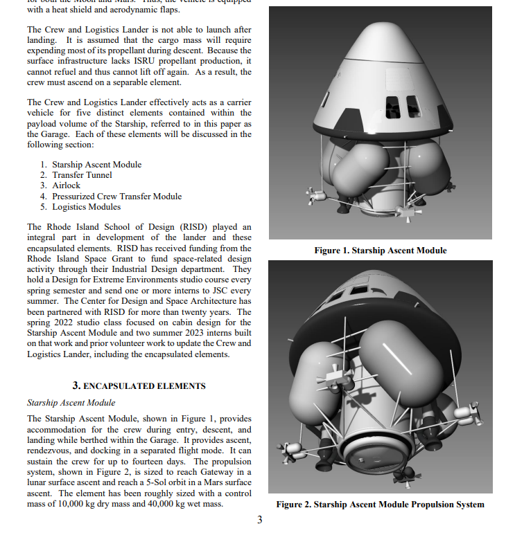 What is NASA cooking with this Starship Mars Ascent Vehicle