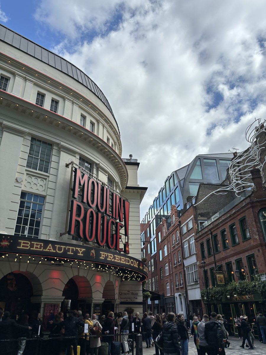 #theatrethursday TINA the musical at THE ALDWYCH THEATRE has been there five years and MOULIN ROUGE still going strong at THE PICCADILLY THEATRE