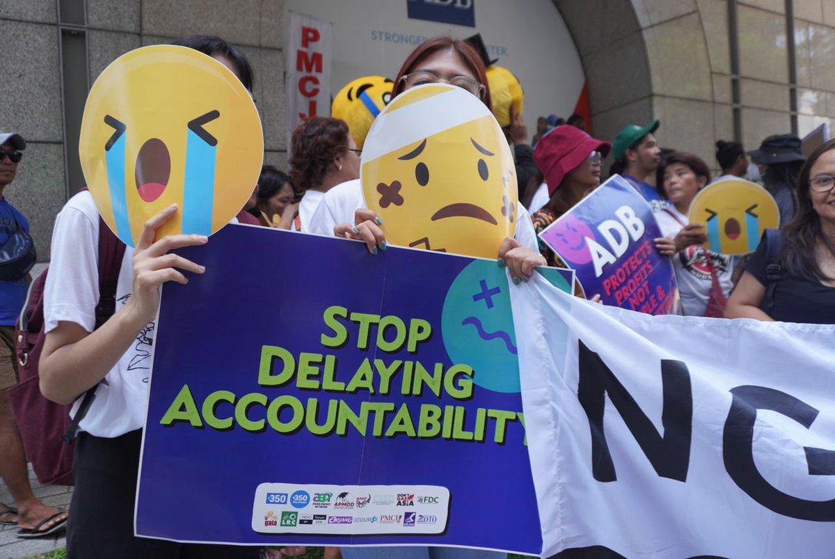 📢 Civil society groups are rallying against the @ADB_HQ draft ESF! Ahead of the #ADBAnnualMeeting next month, they demand immediate revisions to safeguard the rights of project-affected communities.