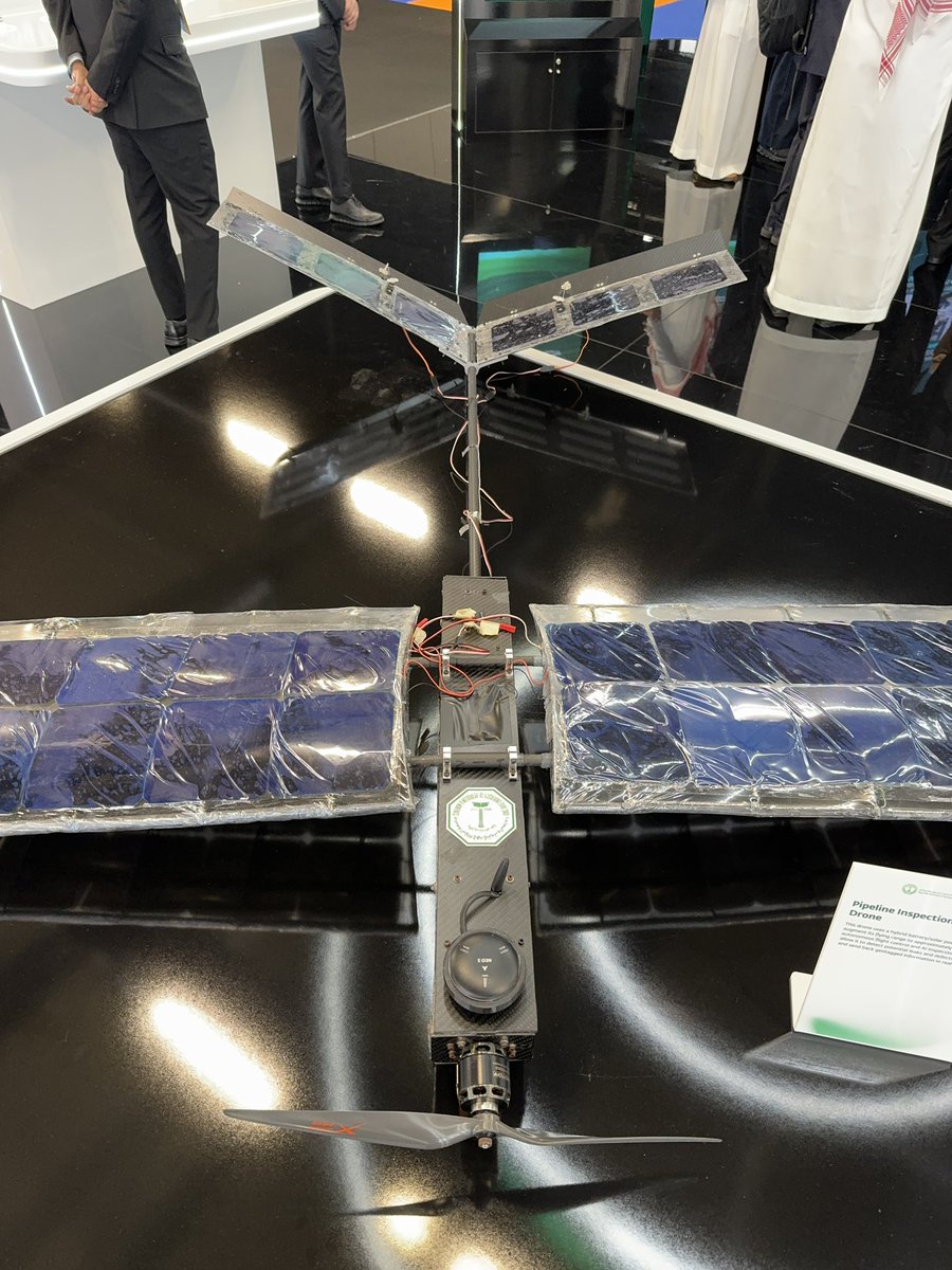 aymanlsat's tweet photo. Thrilled and privileged to have one of our flagship projects for sustainable and smart aviation solutions selected "Pipeline Inspection Drone" by @MoEnergy_Saudi to be showcased at the 26th World Energy Congress #WEC2024 in Rotterdam!
#مؤتمر_الطاقة_العالمي
#KFUPM https://t.co/eGc1UmOfsD