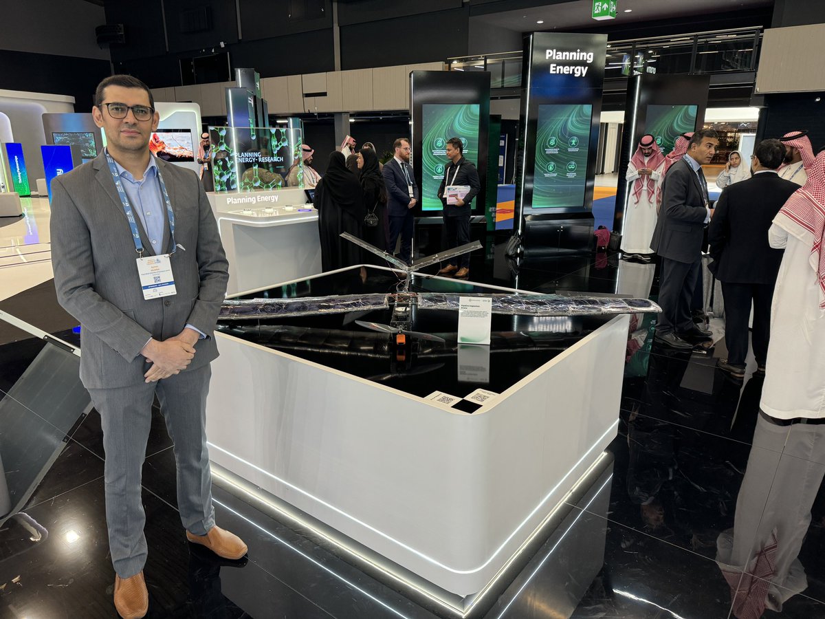aymanlsat's tweet photo. Thrilled and privileged to have one of our flagship projects for sustainable and smart aviation solutions selected "Pipeline Inspection Drone" by @MoEnergy_Saudi to be showcased at the 26th World Energy Congress #WEC2024 in Rotterdam!
#مؤتمر_الطاقة_العالمي
#KFUPM https://t.co/eGc1UmOfsD