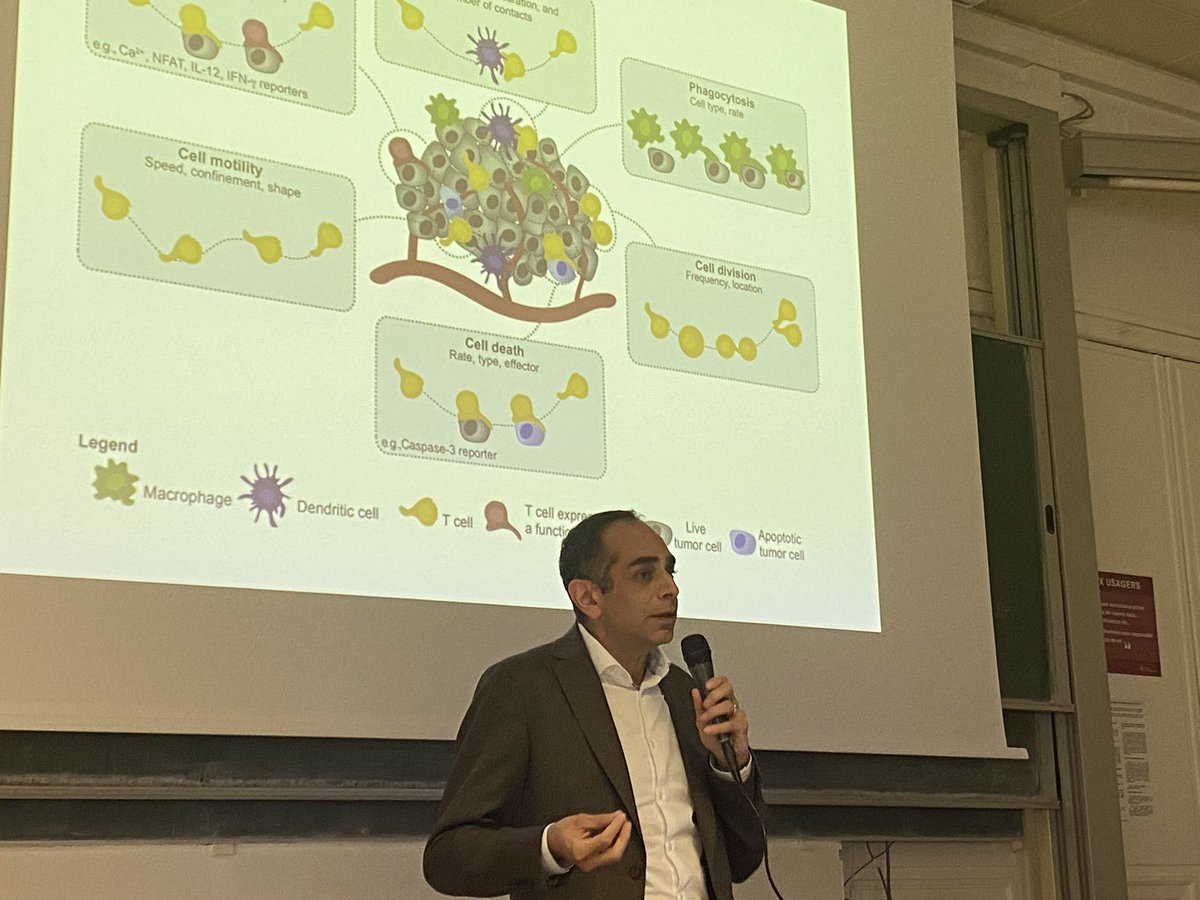 Philippe Bousso de @institutpasteur inaugure la session modèles pré cliniques de la journée scientifique du @SiricCarpem