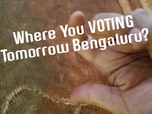 iVOTE: Where you voting tomorrow Bengaluru? I am voting at THE 7TH DAY ADVENTIST SAMYUKTA PU COLLEGE! Where will you be? Do tag #IamVotingTomorrow ! Let's vote! #iVOTE becomes #iVOTED tomorrow! Let's make it happen!
#Bengaluru #26thApril24 #PollingDay #VoteMaadi