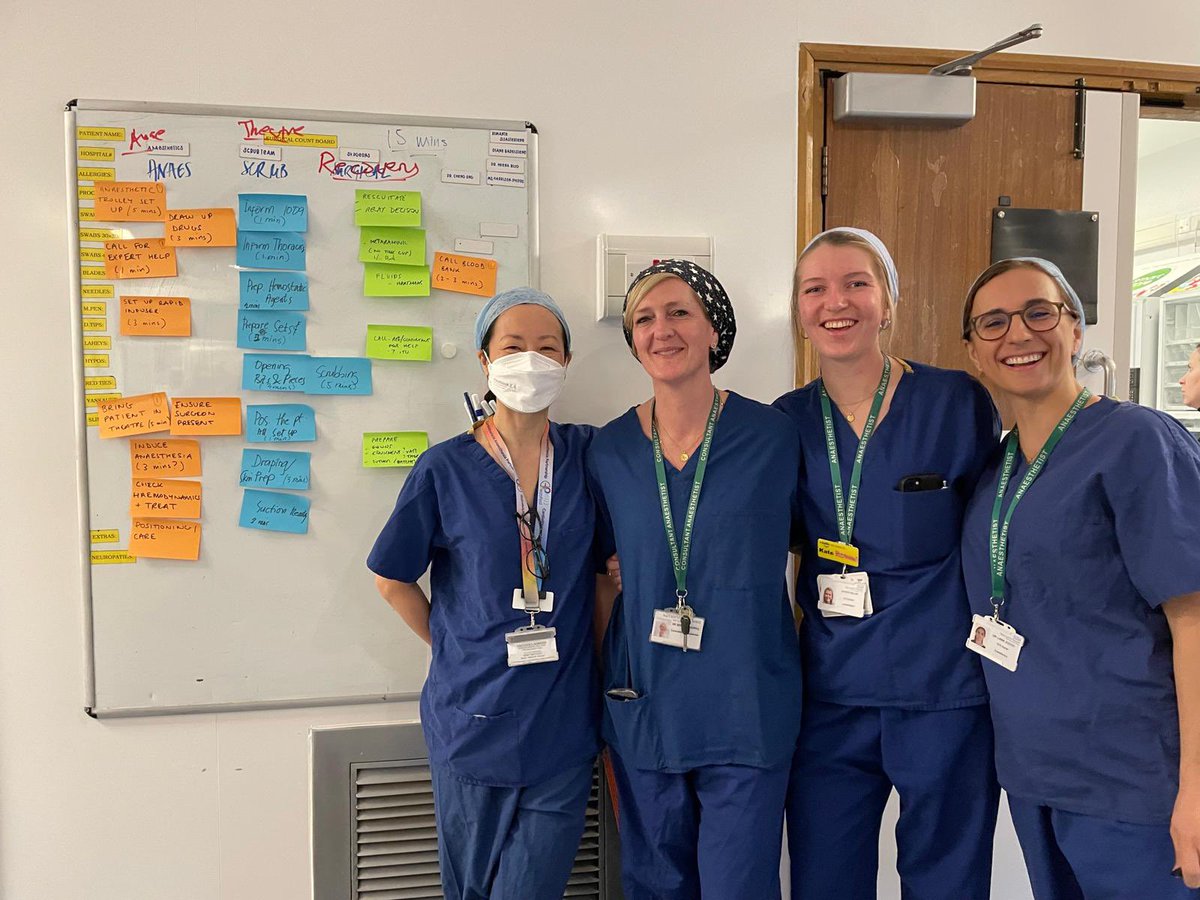 5 minute team training by @ChengOn9 - Takes place immediately after team brief - ⁠Set a timer for 5 min to do solve a scenario from the RCOA flashcards - one member of the team reads out the card and whole team work through a scenario @GSTTnhs @GSTTanaesthesia