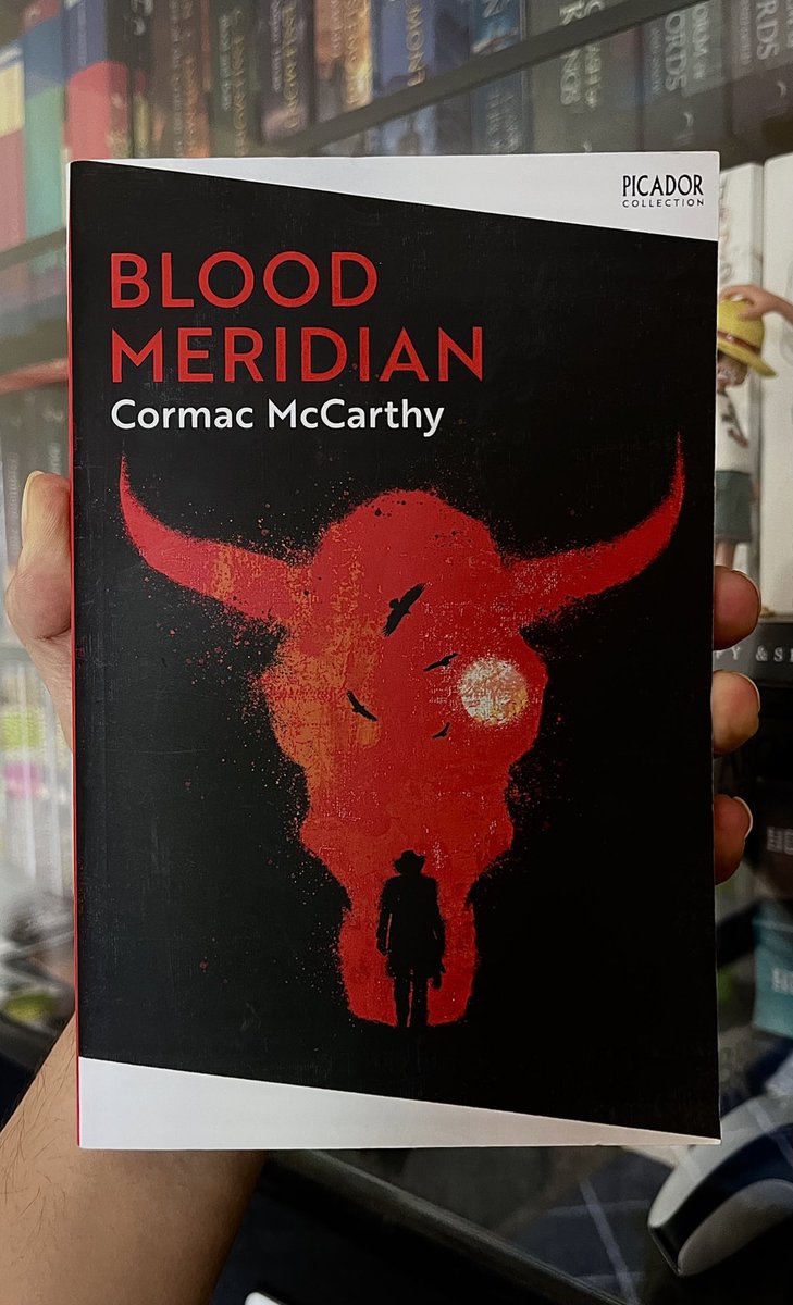 This is probably going to be my last book of the month. One chapter in; and it did not disappoint 

#amreading #BloodMeridian #CormacMcCarthy