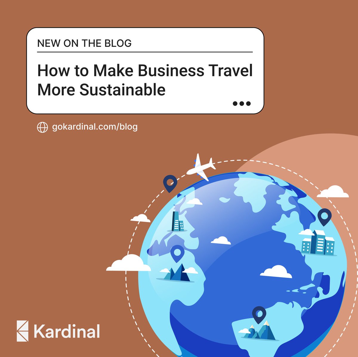 gokardinal's tweet photo. New Blog Alert!

Sustainable travel is becoming increasingly popular, and it has the potential to make a huge impact on the way companies approach employee travel. In our new blog post, we provide tips on how to make your business trips more sustainable.

https://t.co/WtJQoo8k99 https://t.co/zzCvUjIbIU