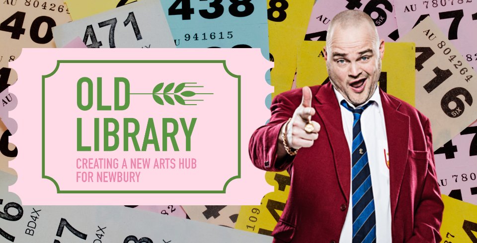 We have just launched our #OldLibraryCampaign fundraising raffle for one lucky person to win x2 centre stalls tickets to our Sold-out Pubtastic Fundraising Event with @almurray on Tue 25 Jun! Find out more and grab your tickets here: cornexchangenew.com/raffle #Newbury #Berkshire