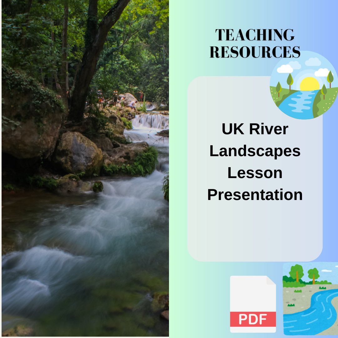 📣 Teachers! Enhance your geography lessons with our UK Rivers and Landscapes Lesson Presentation. Dive into the fascinating world of UK geography! Check it out here 👉 [link in bio] #GeographyTeacher #UKRivers #LessonResource
