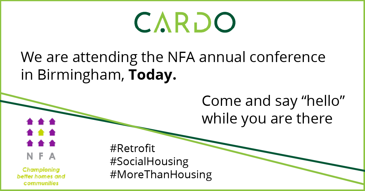 We are at the NFA annual conference today. If you are attending, why not visit our stand.
@NFA_ALMOs #NFAconf24 #retrofit #SocialHousing #MoreThanHousing