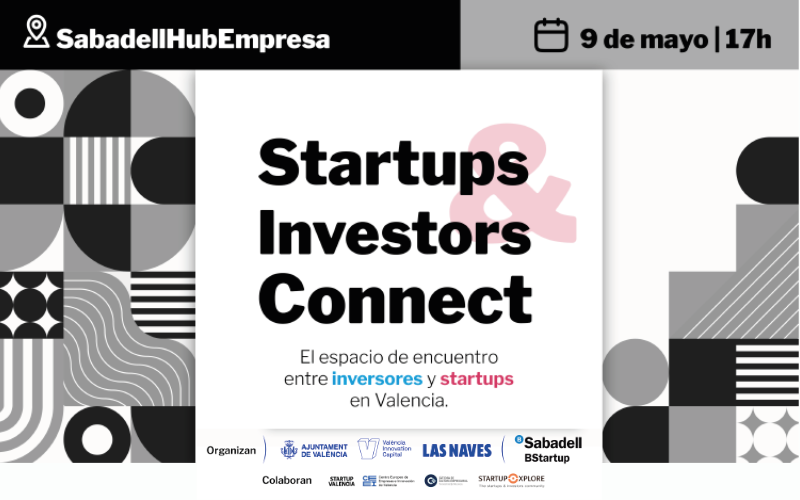 ⚫ 09 de mayo 📅 Startups & Investors Connect presentará las startups en búsqueda de inversión seleccionadas como finalistas de esta 30ª edición is.gd/PXwTUl @lasnavesinn @BStartup @VITEmprende @Startup_VLC @ceeivalencia @CatedraCe @Startupxplore