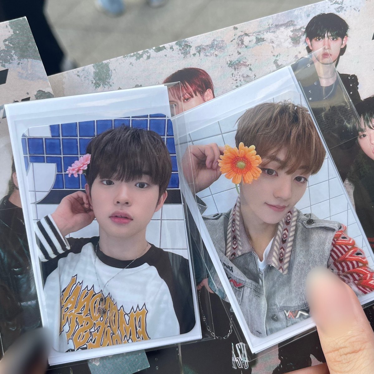 maknae line's broadcast pcs for mcountdown today🥺