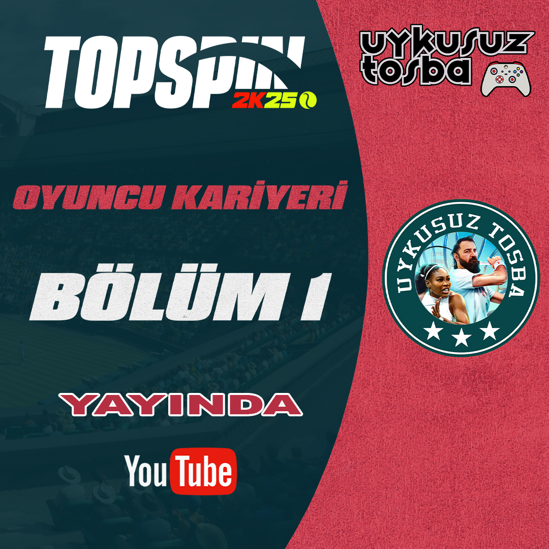 TopSpin 2K25 - Oyuncu Kariyeri: Bölüm 1 Yayında! youtube.com/live/hEqpn6vGf… #TopSpin2K25 #Oyunİncelemesi #UykusuzTosba #CemYıldırım #Youtube #tenis #tennis #kesitler #game