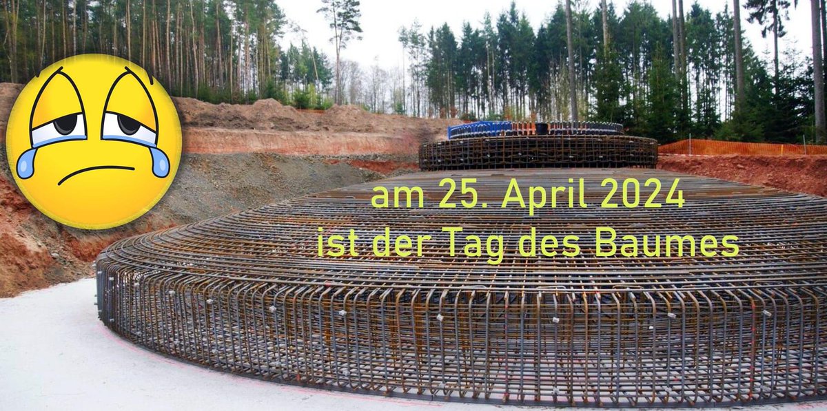 an alle giftgrünen Energie Faschisten:
Am 25. April 2024 ist der offizielle Tag des Baumes! #natur #dieampelmussweg