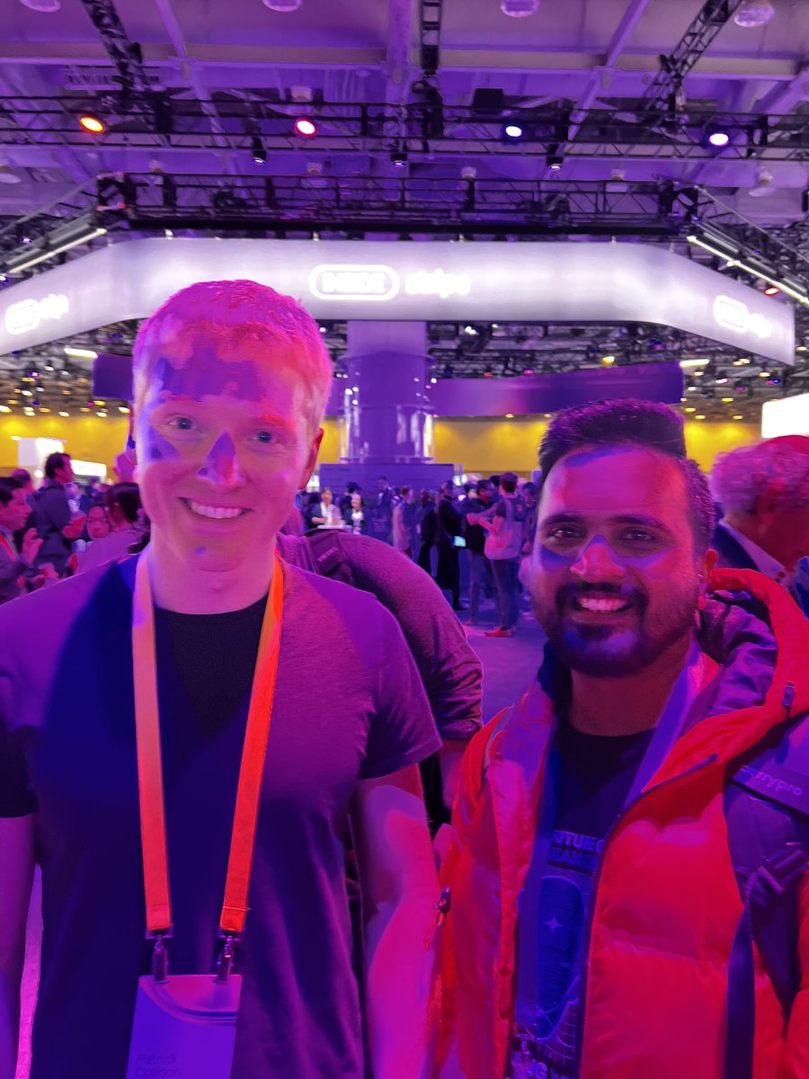 For everyone who believes in the quote “Never meet your heroes,” all I can tell is you’ve never met Patrick Collison — loved the humility and the depth. What a day ❤️