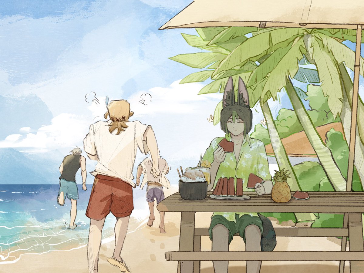 Dzi_Verbena's tweet photo. Beach vacation🏖（3/3）

#cynonari #haikaveh https://t.co/XbYJRoE1CN