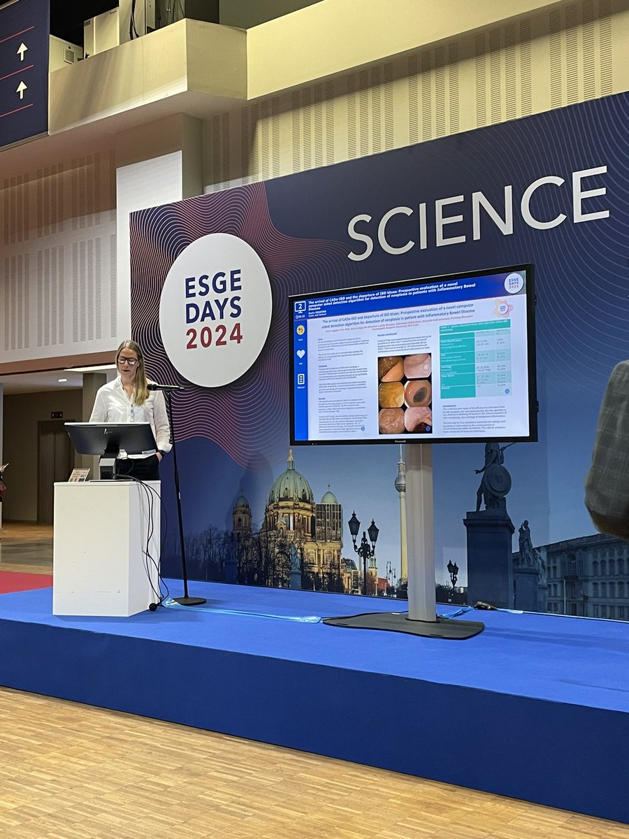 Congratulations to <a href="/SigKat3/">Katie Siggens</a> for this brilliant study on dedicated CADe on IBd dysplasia which is always challenging for any endoscopists. Perhaps, AI could be an extra tool  in dysplasia surveillance. Cannot wait to see more data on this subject. 
<a href="/ESGE_news/">ESGE</a> <a href="/gastro3570/">Pradeep Bhandari</a>