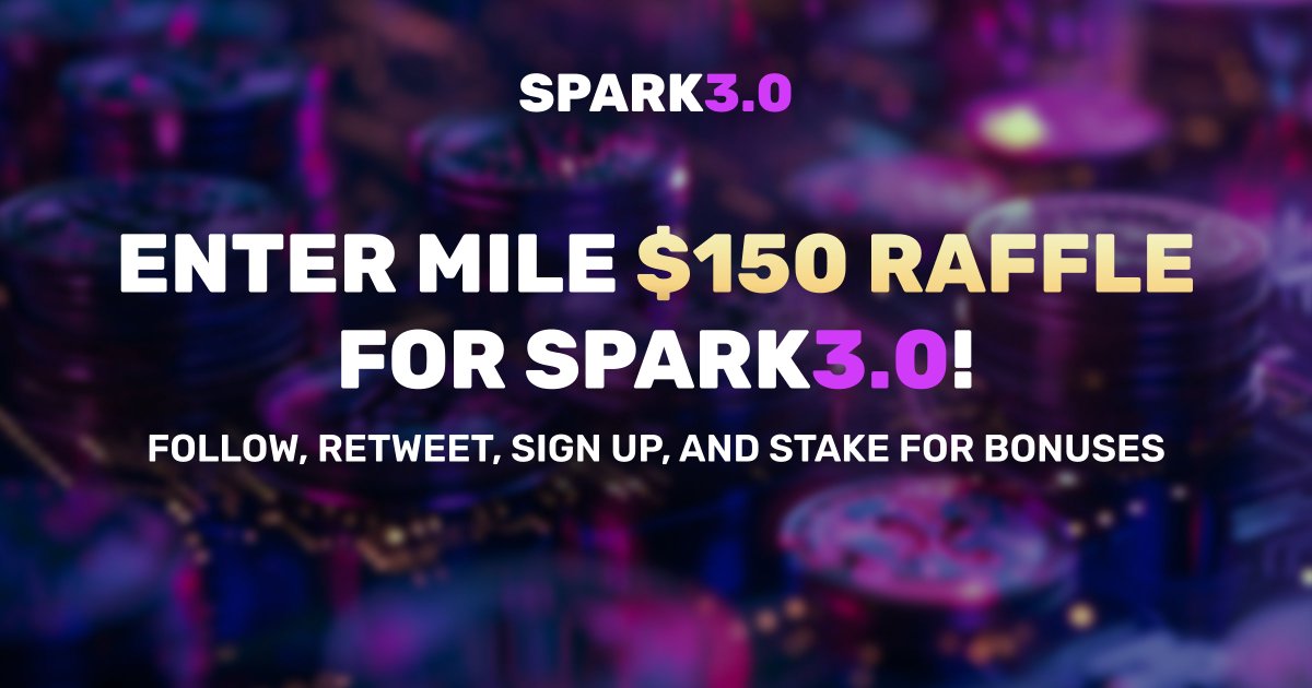 MilestoneBased's tweet photo. 🔥✨Exciting News! Join the $150 Raffle by @MilestoneBased! 🚀Celebrate with us at the Spark3.0 Event and stand a chance to win big🤑

To participate:
-Follow @MilestoneBased
-Like &amp; Retweet❤️ https://t.co/9iQUY2C1A2