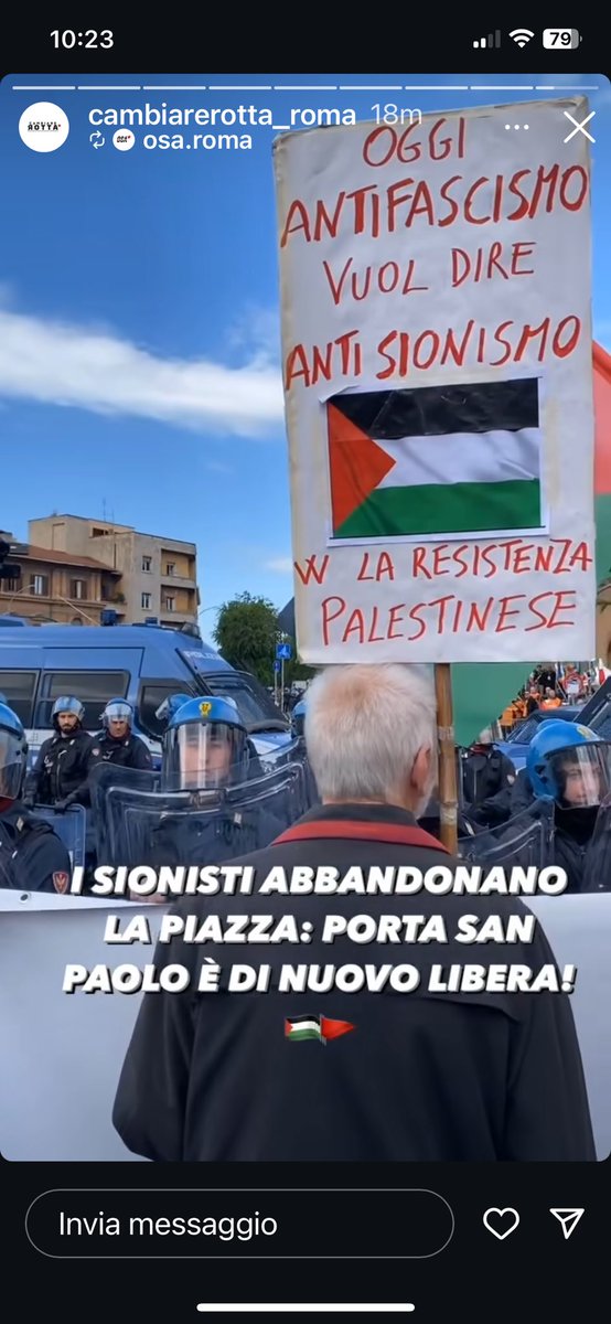 Pensavo che il 25 aprile gli unici che non dovessero partecipare fossero i fascisti, oggi sono gli ebrei. Farebbe anche ridere se non fosse tutto così scadente.