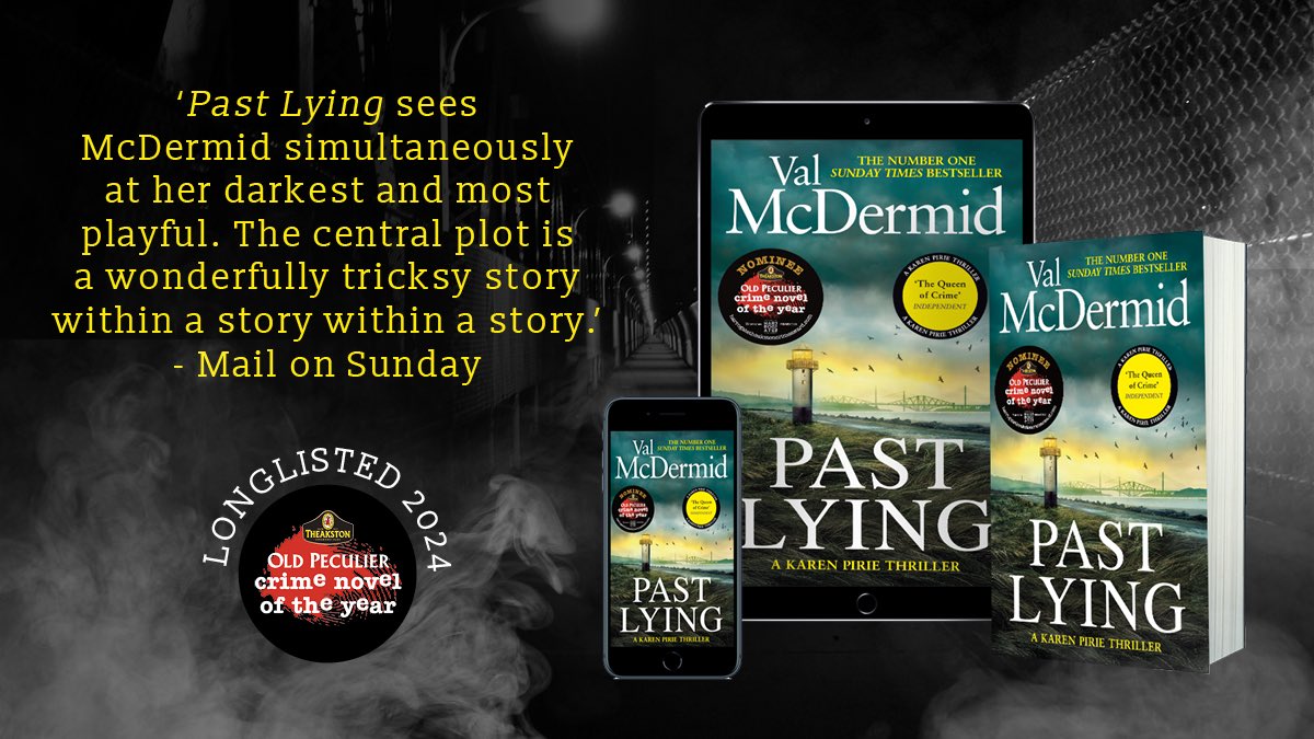 Thrilled to make the long list for the Theakstons Old Peculier Crime Novel of the Year! And 👍🏻👍🏻 to all my fellow longlistees! Check out ⁦@HarrogateFest⁩ for more details