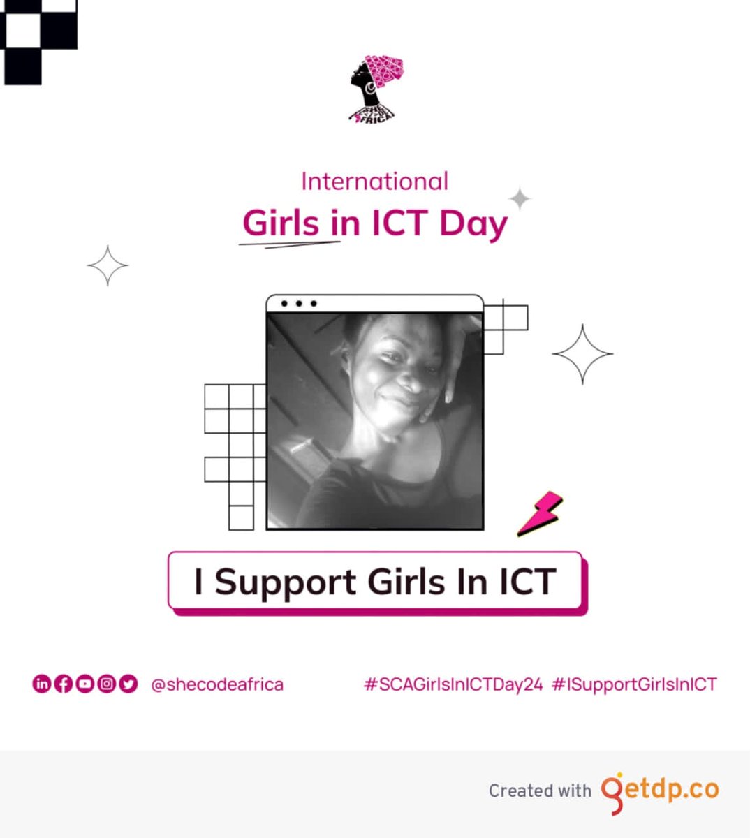 Happy International Girl's In ICT Dayyy!💜

#shecodeafrica
#SCAGirlsInICTDay24
#ISupportGirlsInICT