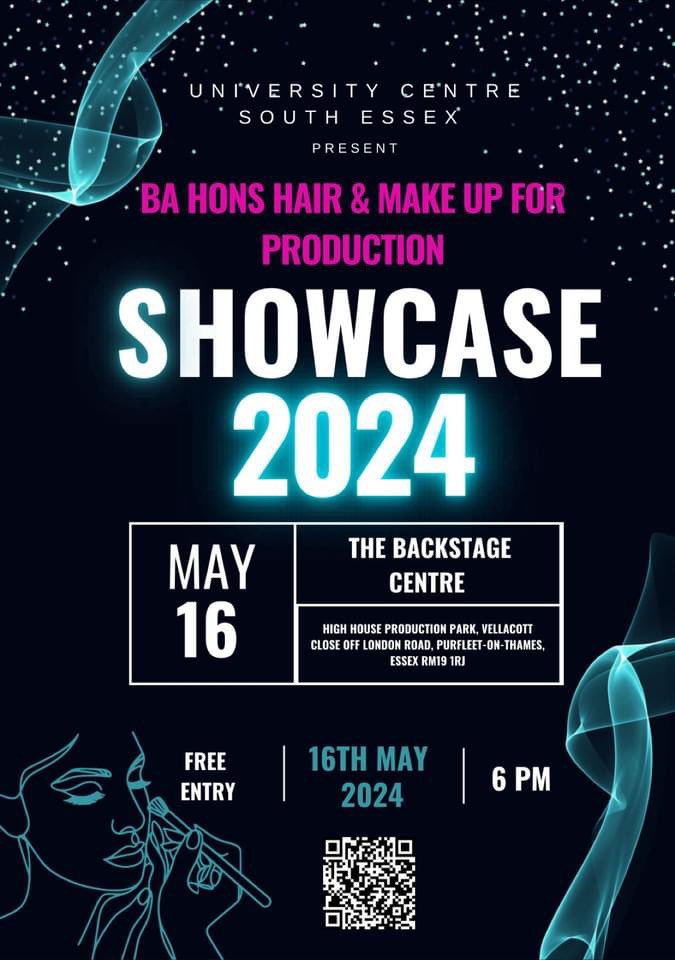 University Centre South Essex (@seunicentre) on Twitter photo Our talented BA (Hons) third year students have their final end of year show. We would love to see as many people there as possible to see the students incredible work and network with the new up and coming make-up artists of the industry!
Tickets: Laura.Brown@southessex.ac.uk Our talented BA (Hons) third year students have their final end of year show. We would love to see as many people there as possible to see the students incredible work and network with the new up and coming make-up artists of the industry!
Tickets: Laura.Brown@southessex.ac.uk