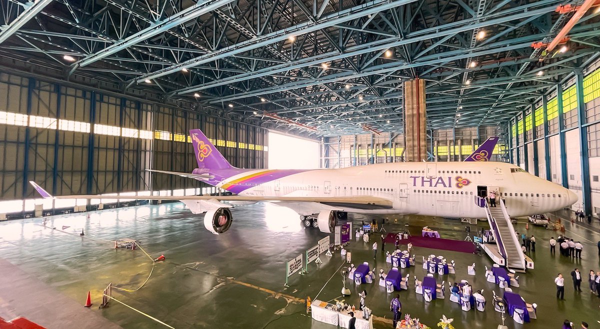 Thai Airways officially says goodbye to the Jumbojet scramble.nl/civil-news/tha…