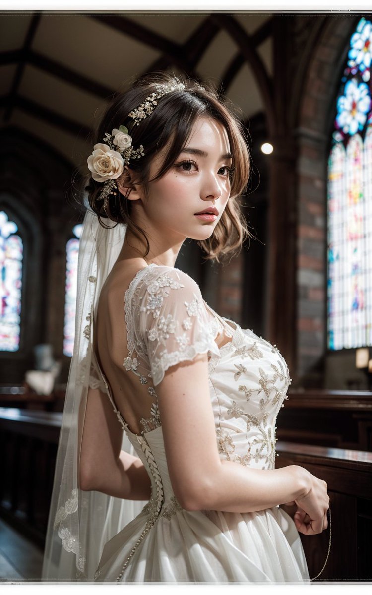 #ウエディングドレス姿が見たい 
参加しちゃいます♪