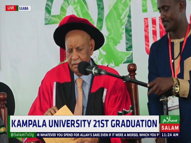 The graduates are from the faculty of Computer Science and Information Technology, Arts, Business and Management, Industrial Art and Design, Natural Sciences, and Agriculture among others. ~Hon. Prof. George Mondo Kagonyera
 
#KUGrad24 ||@klauniversity
#SalamUpdates