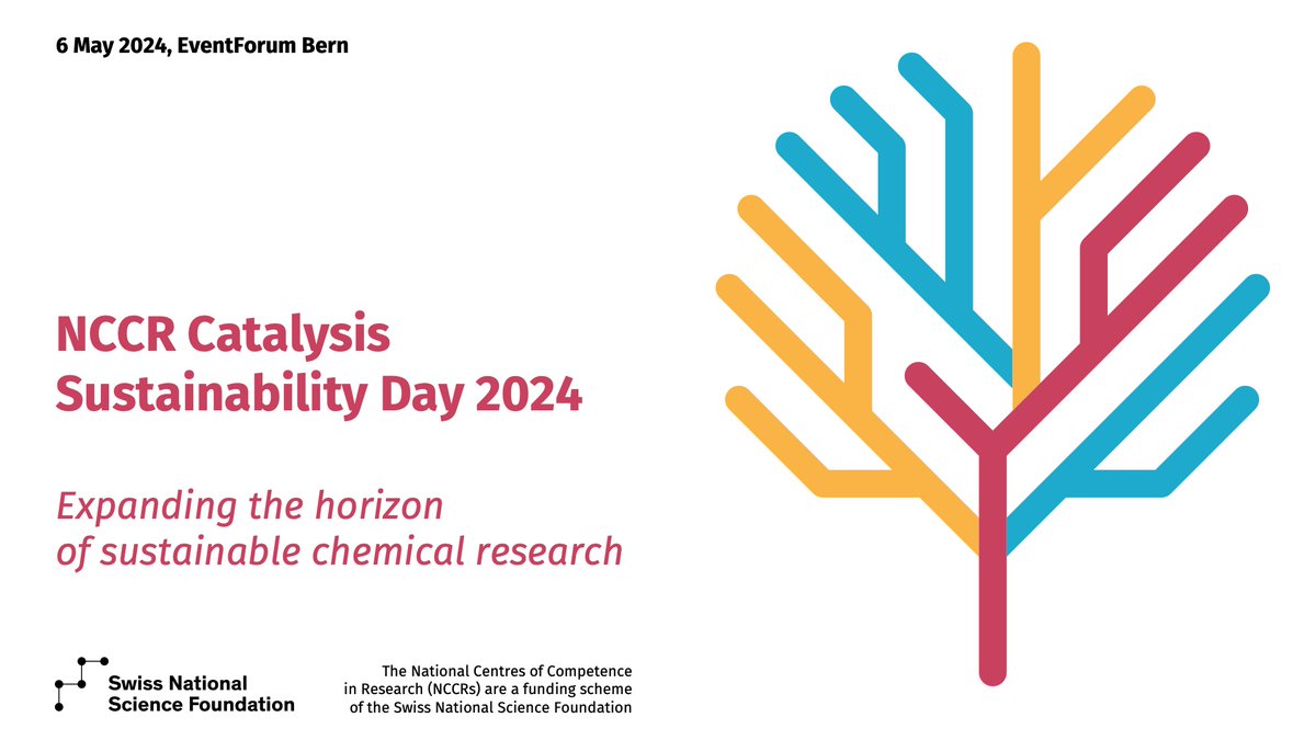 NCCR Catalysis (@nccr_catalysis) on Twitter photo Curious about whatβs on the horizon for sustainable chemical research? π±π§ͺπ Join us for the NCCR Catalysis Sustainability Day 2024 on 6 May in Bern, where we will catch a glimpse of whatβs ahead!
Program and in-person/Zoom sign-up until 3 May ππ» evaluation-app1.let.ethz.ch/TakeSurvey.aspβ¦ Curious about whatβs on the horizon for sustainable chemical research? π±π§ͺπ Join us for the NCCR Catalysis Sustainability Day 2024 on 6 May in Bern, where we will catch a glimpse of whatβs ahead!
Program and in-person/Zoom sign-up until 3 May ππ» evaluation-app1.let.ethz.ch/TakeSurvey.aspβ¦