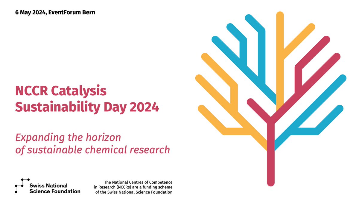 Curious about what’s on the horizon for sustainable chemical research? 🌱🧪🌍 Join us for the NCCR Catalysis Sustainability Day 2024 on 6 May in Bern, where we will catch a glimpse of what’s ahead! Program and in-person/Zoom sign-up until 3 May 👉🏻 evaluation-app1.let.ethz.ch/TakeSurvey.asp…