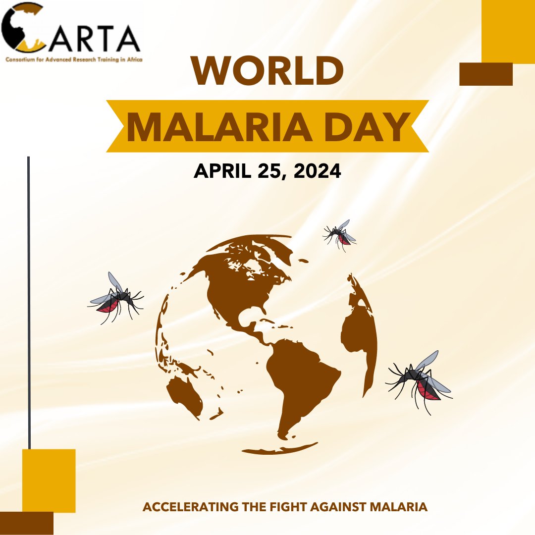 #WorldMalariaDay: CARTA2025's objective to maintain a pipeline of early-career researchers has spurred evidence-based research in diverse fields, including #malaria. Our fellows excel in malaria research, thanks to CARTA's training. Read more on CARTA: cartafrica.org