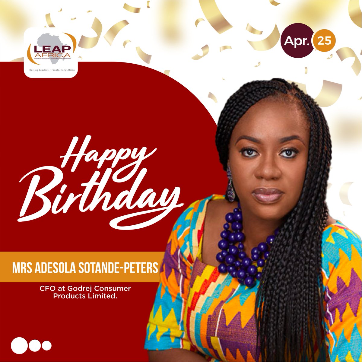 A heartfelt Happy Birthday to Mrs Adesola Sotande-Peters, whose unwavering dedication and expertise have been invaluable to our board. Your insightful contributions and passionate leadership are always appreciated. Wishing you a day filled with joy and well-deserved celebration!