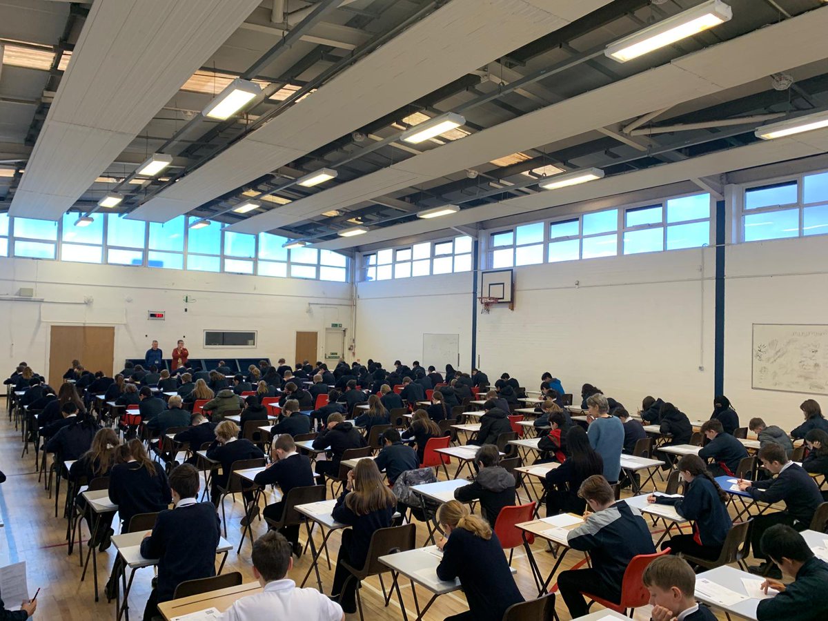 Good luck to our 133 pupils in Y7 and Y8 participating in the Junior @UKMathsTrust challenge today! Lots of thinking going on! Have fun! @Olchfaschool