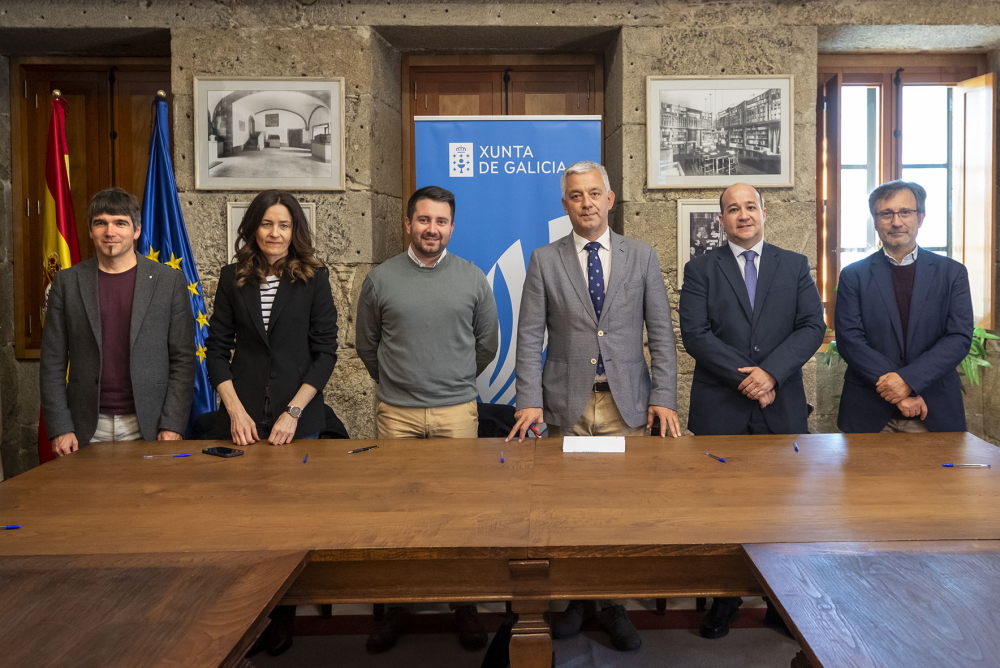 🔵 @valentin_garci participou na reunión anual da comisión de seguimento do Protocolo de colaboración en materia de política lingüística subscrito polos gobernos de Galicia, Cataluña, Illas Baleares, Comunidade Valenciana, Navarra e o País Vasco.