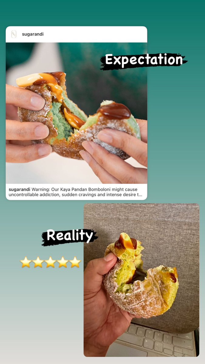 izadsyah's tweet image. Jarang sekali apa yg di advertise dapat benda sama. This is not an affiliated post. #bomboloni