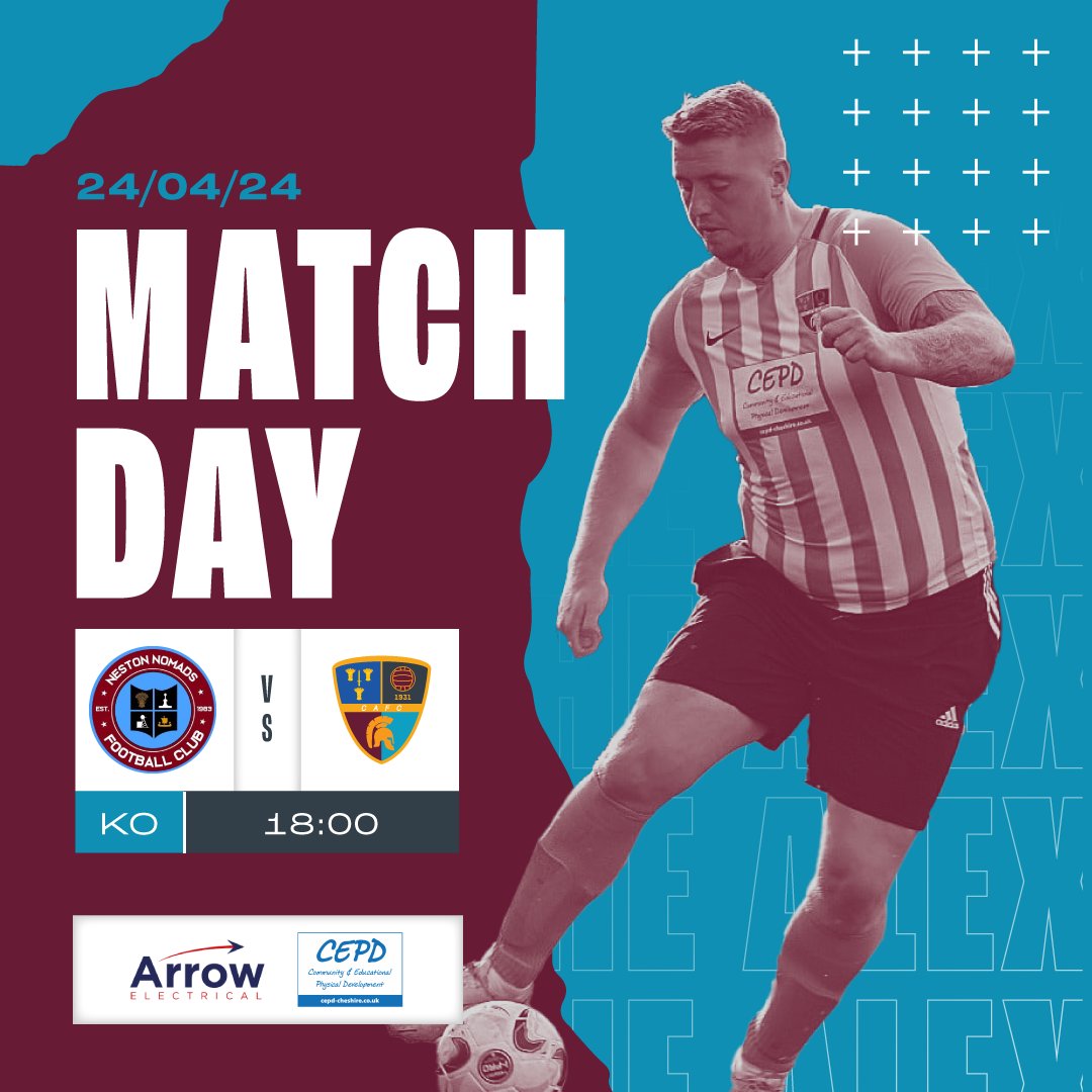 Our mid week game will be against Neston Nomads. 18:00 KO #upthealex